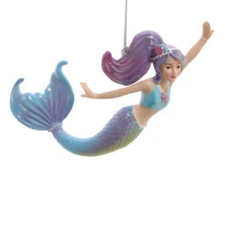 Kurt Adler Blue Tail Mermaid Ornament