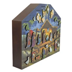 Byers' Choice Wooden Nativity Advent Calendar 6 Byers' Choice Wooden Nativity Advent Calendar -Christmas Loft Shop Byers Choice Wooden Nativity Advent Calendar aside 58555.1684867500