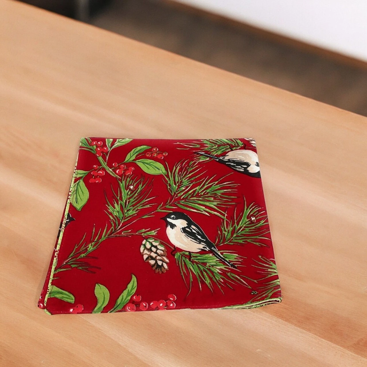 Chickadee Napkins Set Of 6 2 Chickadee Napkins Set Of 6 - Image 2