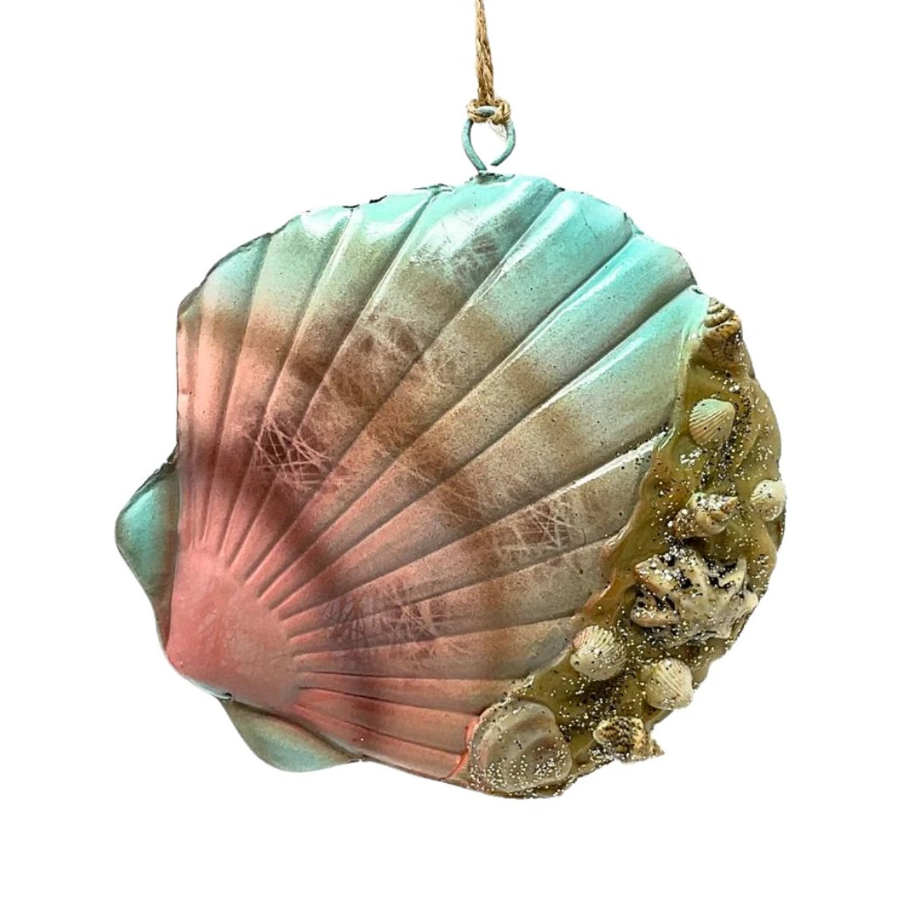 Coral Reef Clam Shell Ornament 1 Coral Reef Clam Shell Ornament
