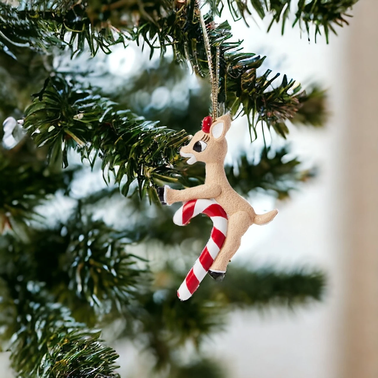 Clarice Candy Cane Ornament 2 Clarice Candy Cane Ornament - Image 2