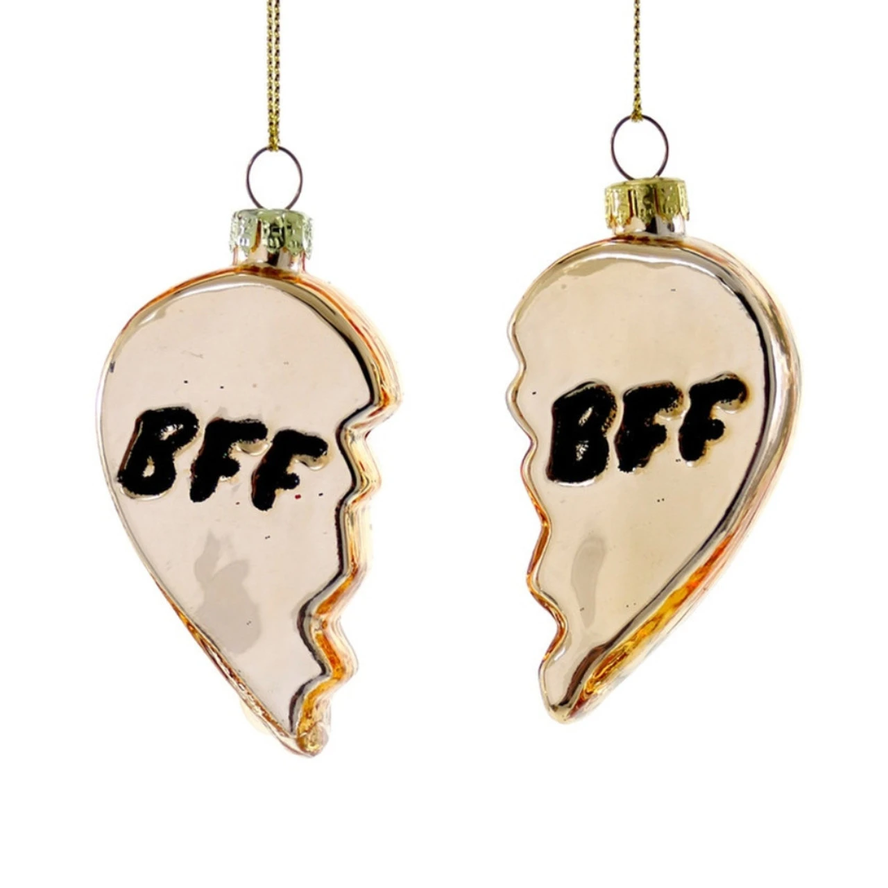Cody Foster Gold BFF Heart Ornament 1 Cody Foster Gold BFF Heart Ornament