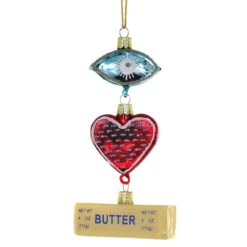 Cody Foster I Heart Butter Ornament