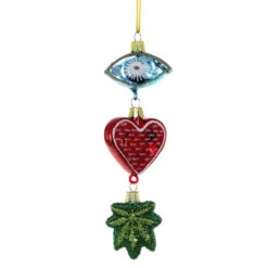 I Heart Weed Ornament