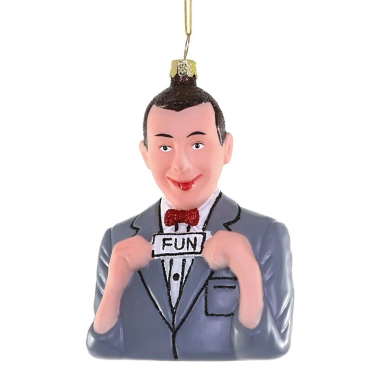 Cody Foster Pee Wee Herman Glass Ornament 1 Cody Foster Pee Wee Herman Glass Ornament