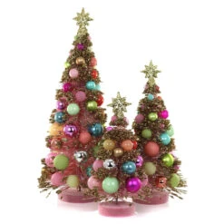 Cody Foster Pink Merry And Bright Tree Set