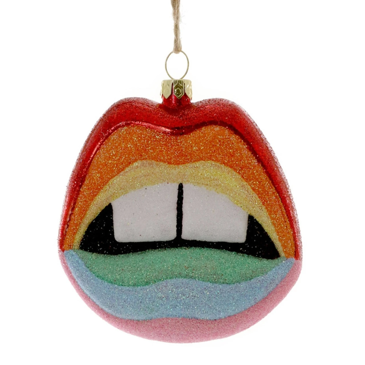 Cody Foster Glass Spectrum Lips Ornament 1 Cody Foster Glass Spectrum Lips Ornament