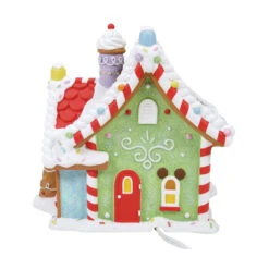 Department 56 Disney Village Mickey's Peppermint Villa -Christmas Loft Shop Department 56 Disney Village Mickeys Peppermint Villa back 51374.1717005310