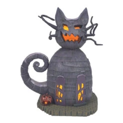Department 56 Nightmare Before Christmas Village Cat House Lit Building
