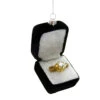 Cody Foster Glass Engagement Ring In Black Box Ornament