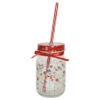 Festive Snowman Mason Jar Cup