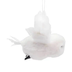 Kurt Adler Flying White Owl Ornament -Christmas Loft Shop Flying White Owl Ornament right 88878.1713366164