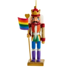 Kurt Adler 6" Gay Pride Nutcracker Ornament