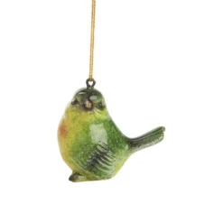 Green Mini Cozumel Songbird Hanging Ornament