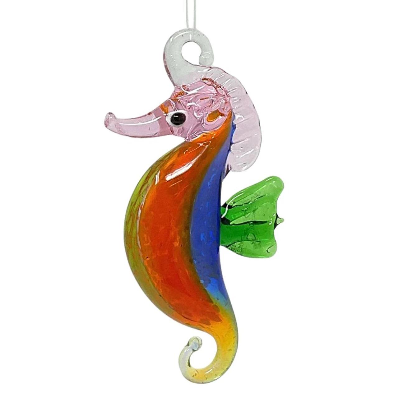 Green Fin Seahorse Ornament 4 Green Fin Seahorse Ornament - Image 4