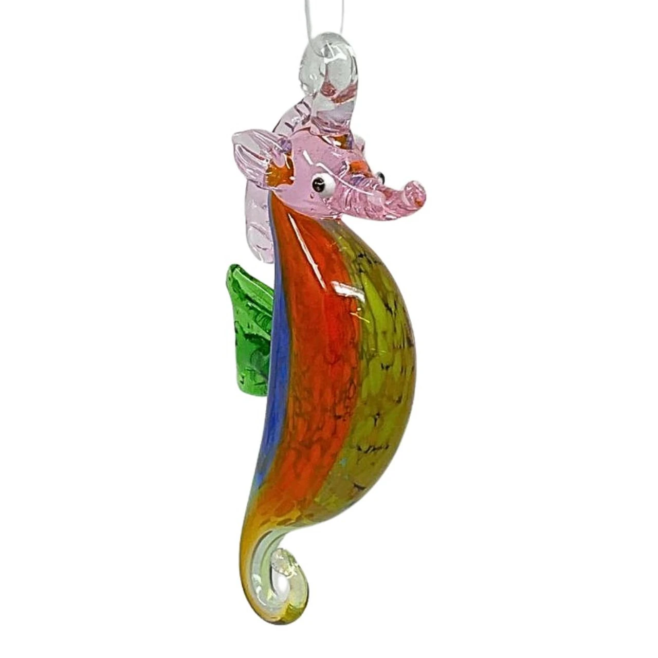 Green Fin Seahorse Ornament 3 Green Fin Seahorse Ornament - Image 3