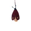 Handmade Wool Brown Felt Moth Ornament