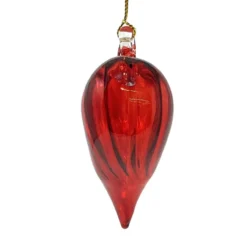 Hand Blown Egyptian Museum Glass Heart Ornament -Christmas Loft Shop Heart2 53915.1720702383