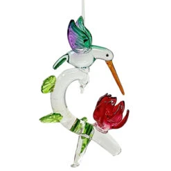 Hummingbird With Red Flower Ornament -Christmas Loft Shop Hummingbird red edited 2 94875.1717593572