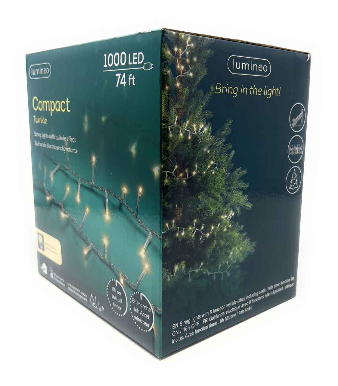 Lumineo 1000 LED Warm White Compact Lights Transparent Wire 5 Lumineo 1000 LED Warm White Compact Lights Transparent Wire - Image 5