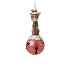 Jim Shore - Rudolph Traditions - Rudolph On Bell Ornament 9 Jim Shore - Rudolph Traditions - Rudolph On Bell Ornament -Christmas Loft Shop Jim Shore Rudolph Traditions Rudolph On Bell Ornament 3 21352.1718216327