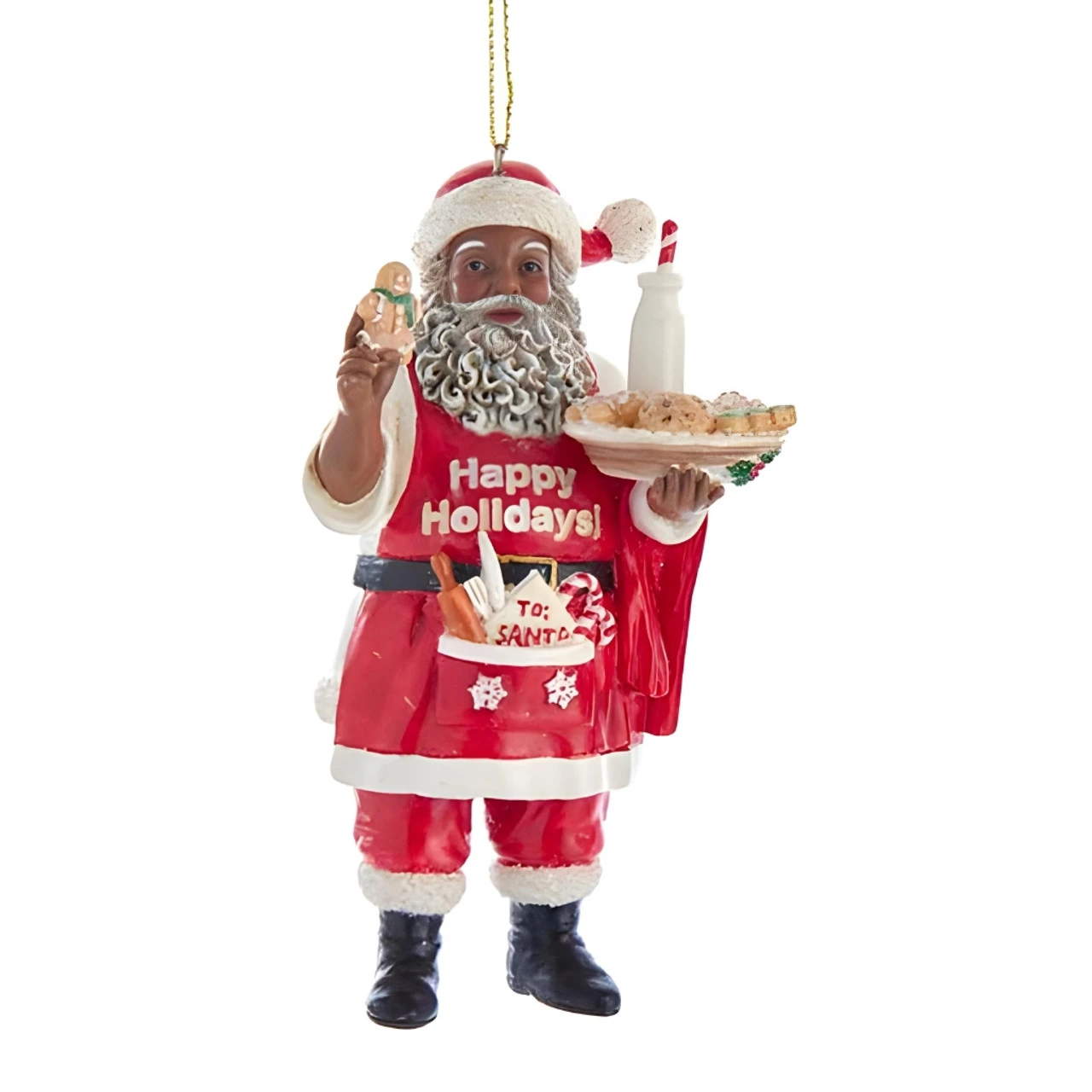 Kurt Adler Santa Chef Ornament 1 Kurt Adler Santa Chef Ornament