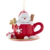 Kurt Adler Snowman Teacup Ornament