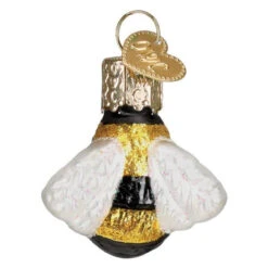 Mini Honey Bee Ornament -Christmas Loft Shop Mini Honey Bee Ornament back 89749.1679680350