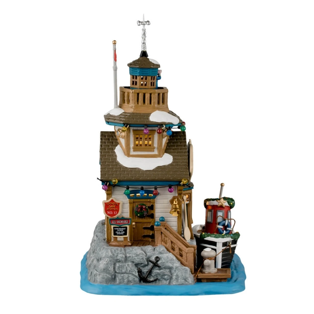 Lemax - Northstar Cape Harbor Master House 2 Lemax - Northstar Cape Harbor Master House - Image 2