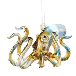 Glass Octopus Ornament