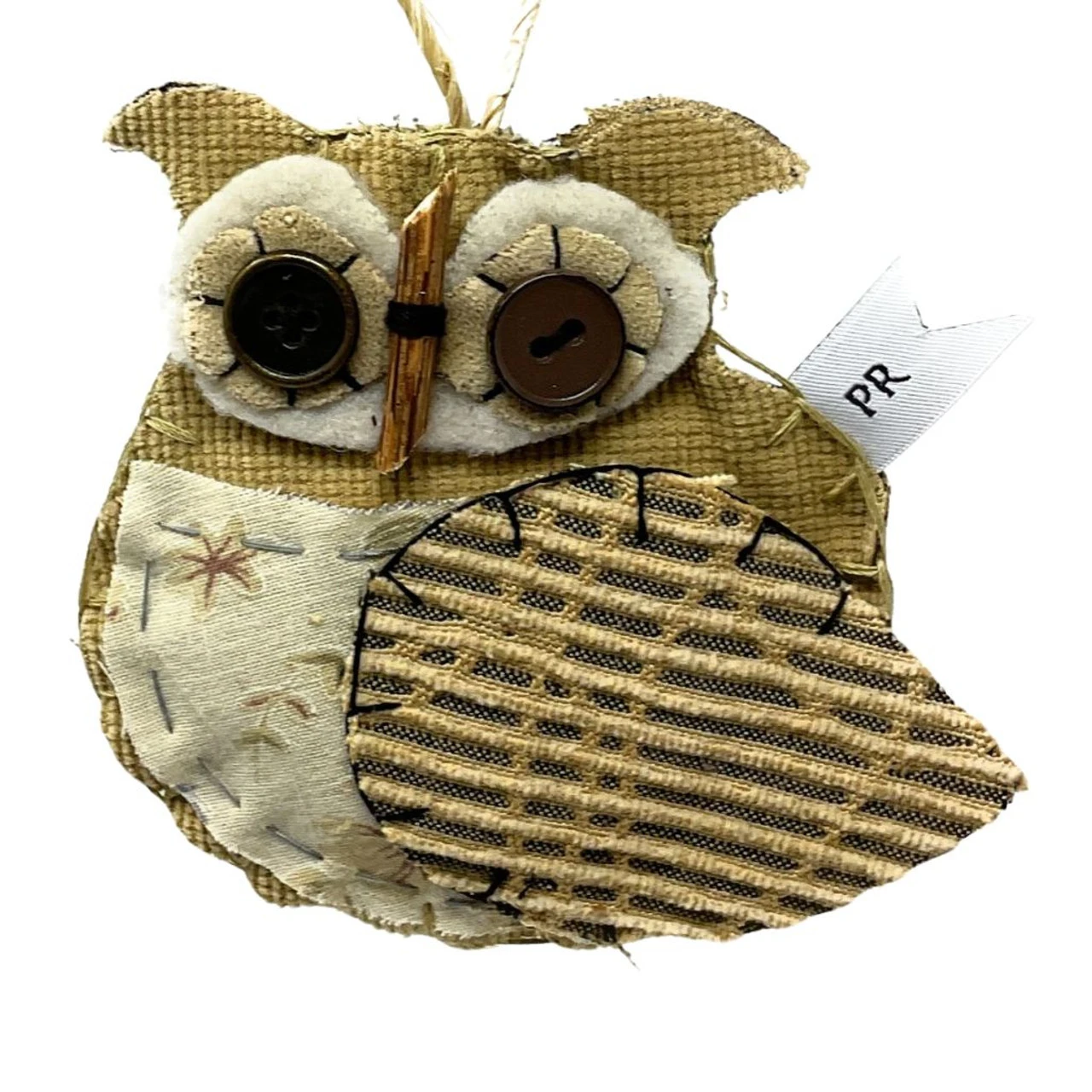 Priscilla Racki Handcrafted Owl Ornament 1 Priscilla Racki Handcrafted Owl Ornament