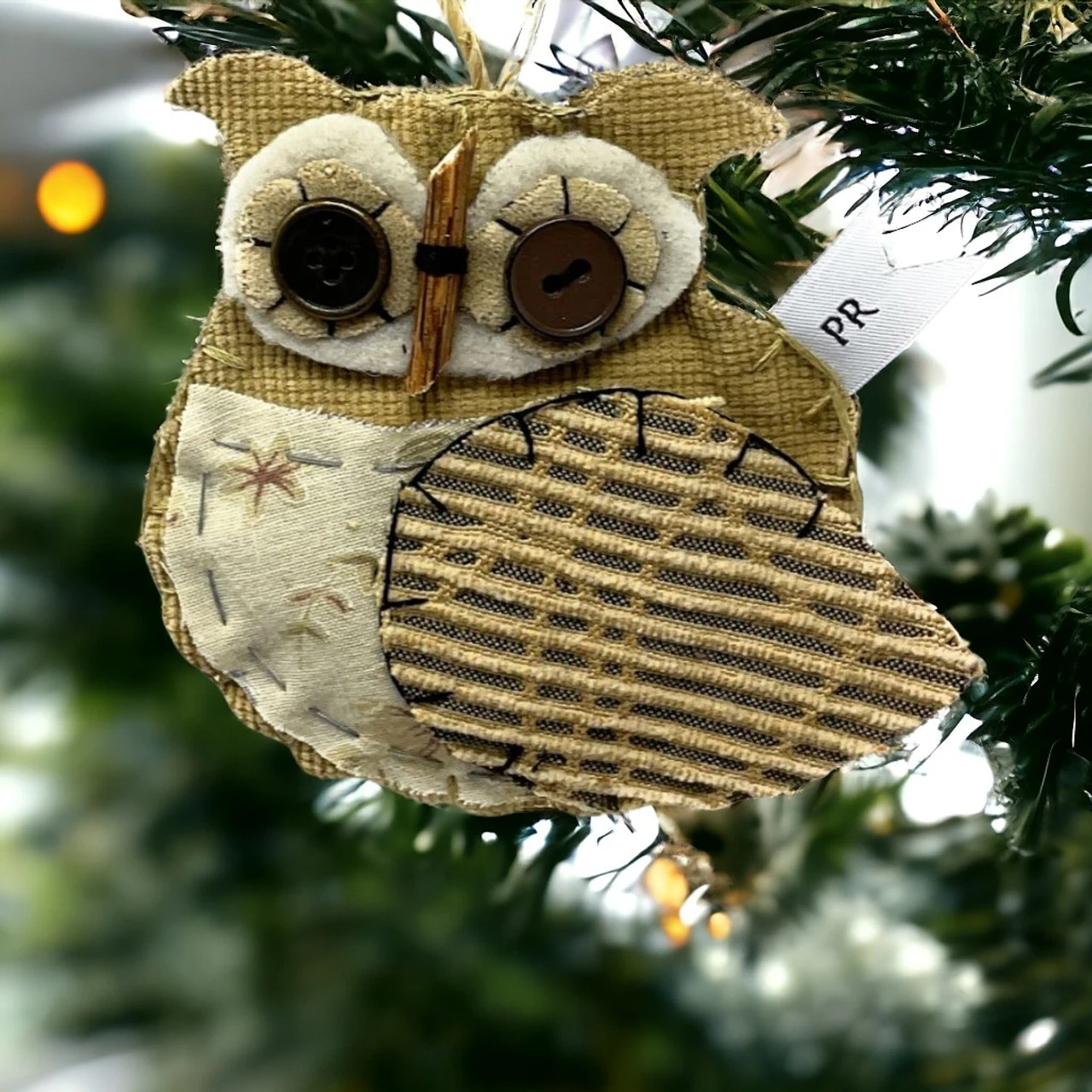 Priscilla Racki Handcrafted Owl Ornament 2 Priscilla Racki Handcrafted Owl Ornament - Image 2