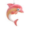 Kurt Adler Pink Dolphin Resin Ornament