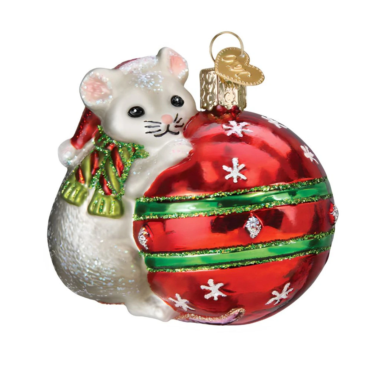 Playful Mouse Festive Ornament 1 Playful Mouse Festive Ornament