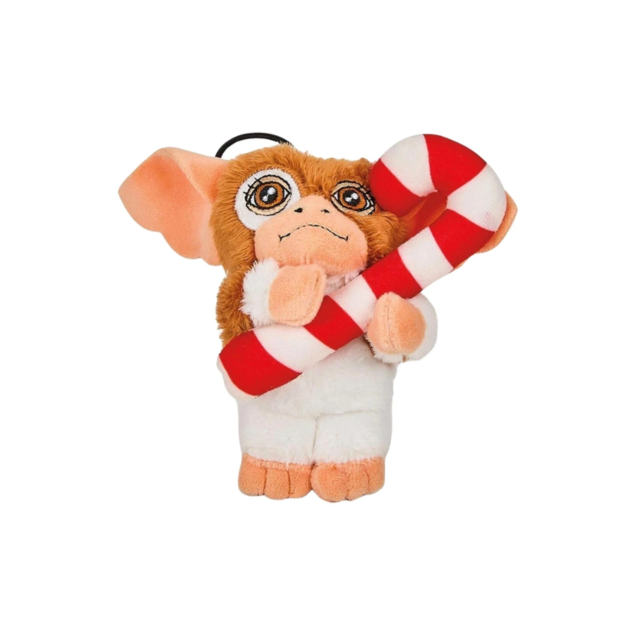 Plush Gremlins Gizmo With Candy Cane Ornament 1 Plush Gremlins Gizmo With Candy Cane Ornament