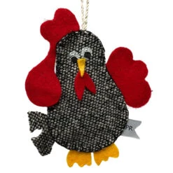 Priscilla Racki Handcrafted Rooster Ornament