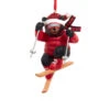 Kurt Adler Santa Hat Skiing Bear Ornament