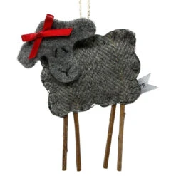 Priscilla Racki Handcrafted Sheep Ornament