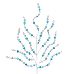 Kurt Adler Blue, Green And Pink Sequined Branch