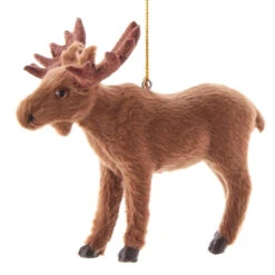 Kurt Adler Light Brown Moose Ornament