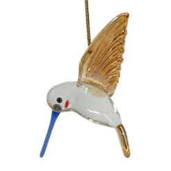 Yellow Hummingbird Ornament