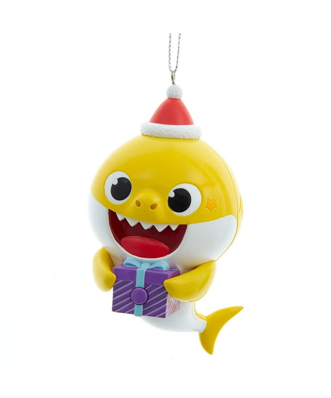 Kurt Adler Baby Shark Ollie With Sound Ornament 1 Kurt Adler Baby Shark Ollie With Sound Ornament
