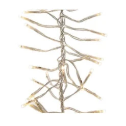 Lumineo 768 LED Warm White Cluster Light Set, Transparent White Wire 19.5 Ft -Christmas Loft Shop cluster lights done 2 34851.1542163415