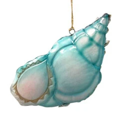 Coral Reef Conch Shell Ornament 6 Coral Reef Conch Shell Ornament -Christmas Loft Shop conch shell edited2 94570.1717596872