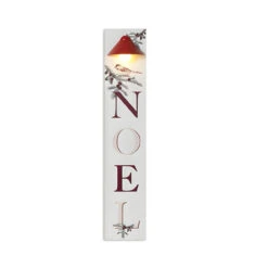 40" Festive NOEL Lighted Wooden Sign