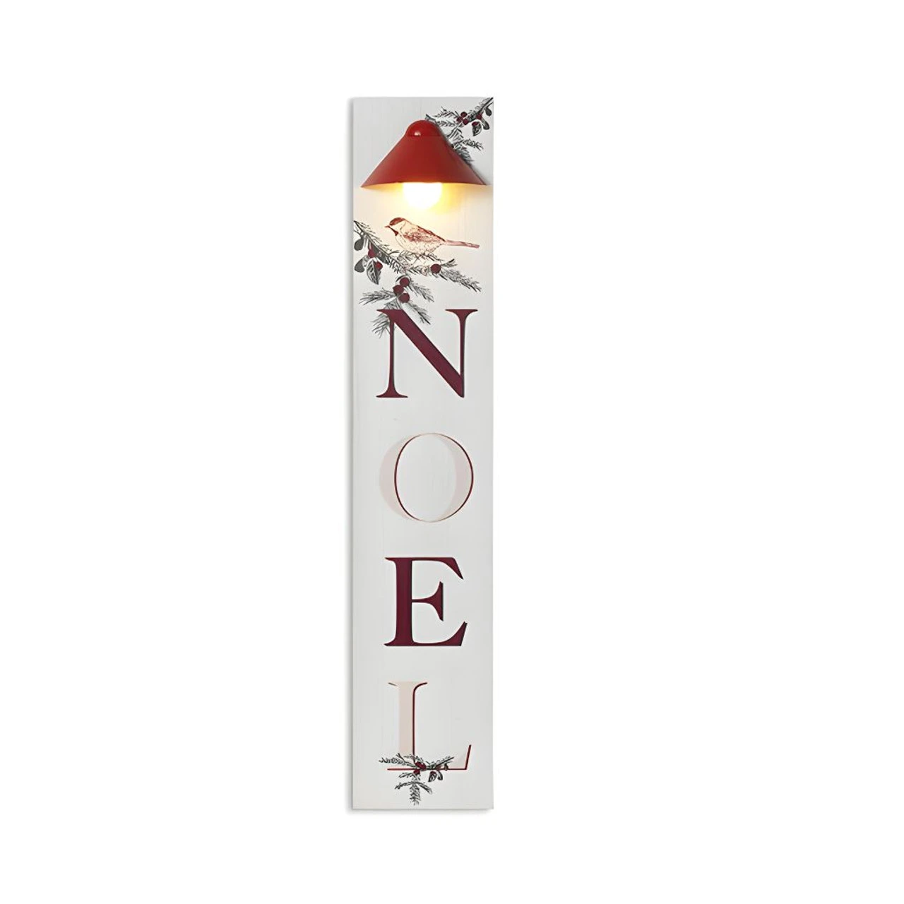 40" Festive NOEL Lighted Wooden Sign 1 40" Festive NOEL Lighted Wooden Sign