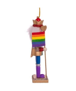 Kurt Adler 6" Gay Pride Nutcracker Ornament 16 Kurt Adler 6" Gay Pride Nutcracker Ornament -Christmas Loft Shop f2093 02 50077.1715200886