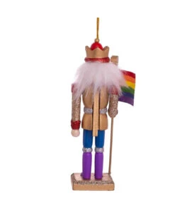Kurt Adler 6" Gay Pride Nutcracker Ornament 17 Kurt Adler 6" Gay Pride Nutcracker Ornament -Christmas Loft Shop f2093 03 95499.1715200886