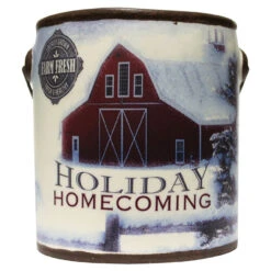 Holiday Homecoming Scented Jar Candle (20 Oz) Decorative Ceramic Jar Candle With True To Life Fragrance Made In USA