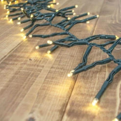 Lumineo 1128 LED Warm White Cluster Lights Green Wire -Christmas Loft Shop green cluser done 3 83742.1732307267